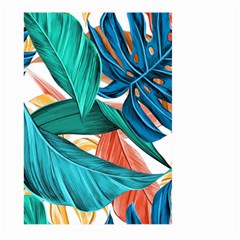 Leaves Tropical Exotic Large Garden Flag (two Sides) by artworkshop