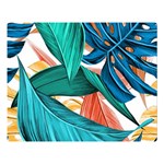 Leaves Tropical Exotic Double Sided Flano Blanket (Large)  Blanket Back