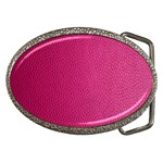 Pink Leather Leather Texture Skin Texture Belt Buckles Front