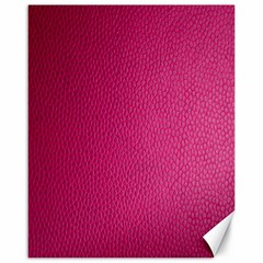 Pink Leather Leather Texture Skin Texture Canvas 16  X 20  by artworkshop