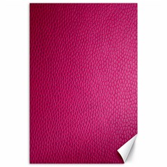 Pink Leather Leather Texture Skin Texture Canvas 24  X 36  by artworkshop