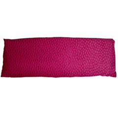 Pink Leather Leather Texture Skin Texture Body Pillow Case (dakimakura) by artworkshop