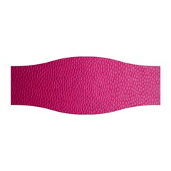 Pink Leather Leather Texture Skin Texture Stretchable Headband by artworkshop