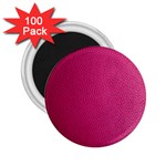 Pink Leather Leather Texture Skin Texture 2.25  Magnets (100 pack)  Front