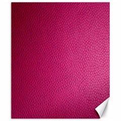 Pink Leather Leather Texture Skin Texture Canvas 20  X 24  by artworkshop