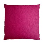 Pink Leather Leather Texture Skin Texture Standard Cushion Case (One Side) Front