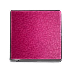 Pink Leather Leather Texture Skin Texture Memory Card Reader (square 5 Slot) by artworkshop