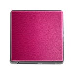 Pink Leather Leather Texture Skin Texture Memory Card Reader (Square 5 Slot) Front