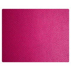 Pink Leather Leather Texture Skin Texture Double Sided Flano Blanket (medium)  by artworkshop