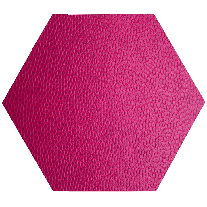 Pink Leather Leather Texture Skin Texture Wooden Puzzle Hexagon