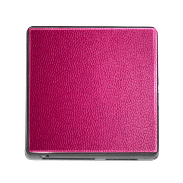 Pink Leather Leather Texture Skin Texture Memory Card Reader (Square 5 Slot)