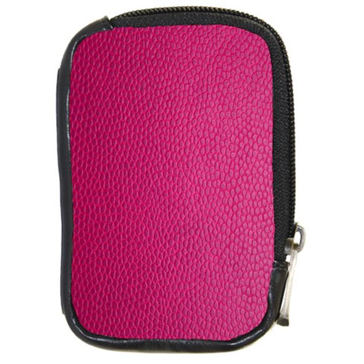 Pink Leather Leather Texture Skin Texture Compact Camera Leather Case