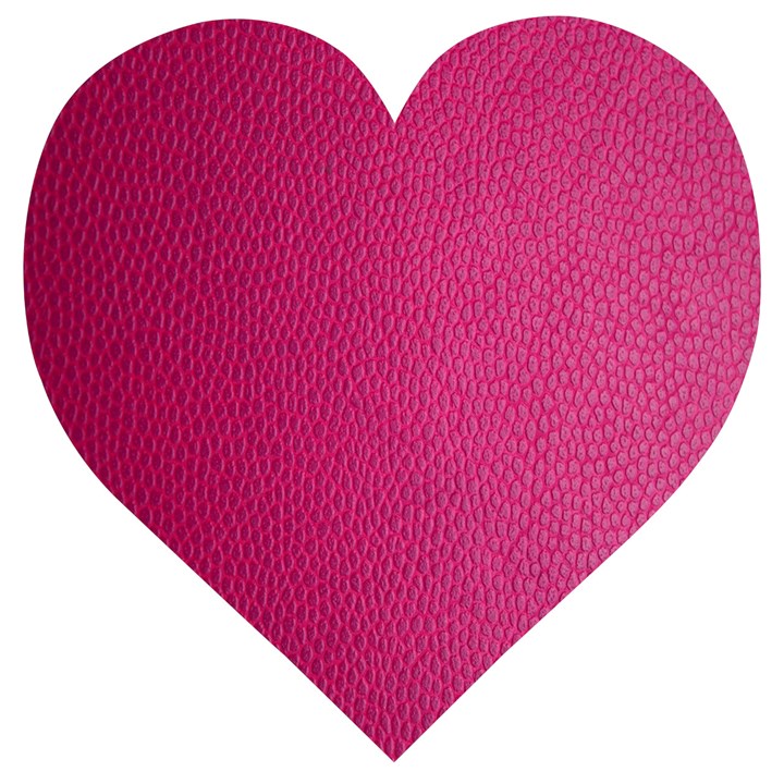 Pink Leather Leather Texture Skin Texture Wooden Puzzle Heart