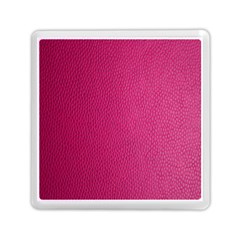 Pink Leather Leather Texture Skin Texture Memory Card Reader (square) by artworkshop