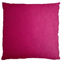 Pink Leather Leather Texture Skin Texture Large Cushion Case (two Sides) by artworkshop