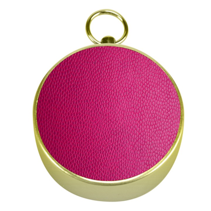 Pink Leather Leather Texture Skin Texture Gold Compasses