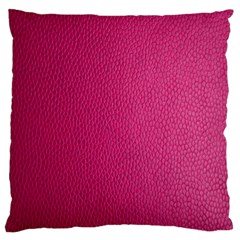 Pink Leather Leather Texture Skin Texture Standard Flano Cushion Case (one Side) by artworkshop