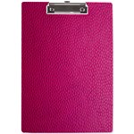 Pink Leather Leather Texture Skin Texture A4 Clipboard Front