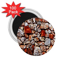 Stone Wall Wall Texture Drywall Stones Rocks 2 25  Magnets (100 Pack)  by artworkshop