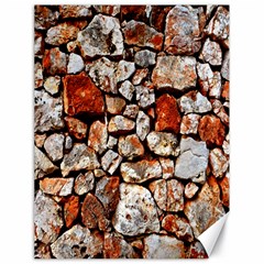 Stone Wall Wall Texture Drywall Stones Rocks Canvas 18  X 24  by artworkshop