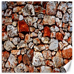 Stone Wall Wall Texture Drywall Stones Rocks Canvas 16  X 16  by artworkshop