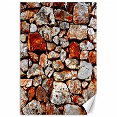 Stone Wall Wall Texture Drywall Stones Rocks Canvas 20  X 30  by artworkshop