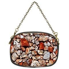 Stone Wall Wall Texture Drywall Stones Rocks Chain Purse (one Side) by artworkshop