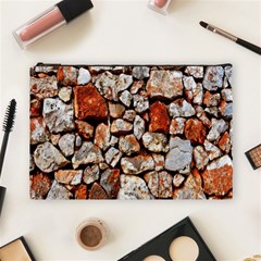 Stone Wall Wall Texture Drywall Stones Rocks Cosmetic Bag (large) by artworkshop