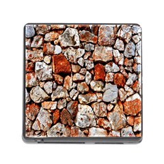 Stone Wall Wall Texture Drywall Stones Rocks Memory Card Reader (square 5 Slot) by artworkshop