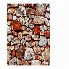 Stone Wall Wall Texture Drywall Stones Rocks Small Garden Flag (two Sides) by artworkshop