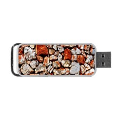 Stone Wall Wall Texture Drywall Stones Rocks Portable Usb Flash (one Side) by artworkshop