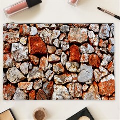 Stone Wall Wall Texture Drywall Stones Rocks Cosmetic Bag (xxl) by artworkshop