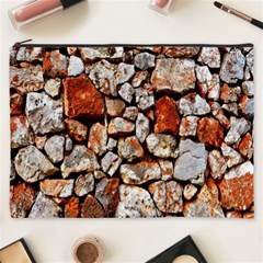 Stone Wall Wall Texture Drywall Stones Rocks Cosmetic Bag (xxxl) by artworkshop