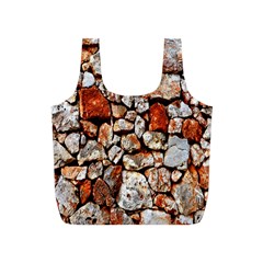 Stone Wall Wall Texture Drywall Stones Rocks Full Print Recycle Bag (s) by artworkshop