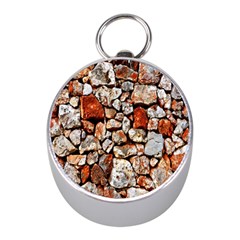 Stone Wall Wall Texture Drywall Stones Rocks Mini Silver Compasses by artworkshop