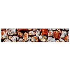 Stone Wall Wall Texture Drywall Stones Rocks Small Flano Scarf by artworkshop