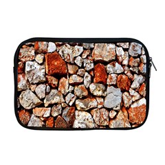 Stone Wall Wall Texture Drywall Stones Rocks Apple Macbook Pro 17  Zipper Case by artworkshop