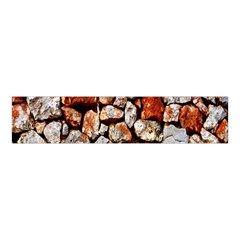 Stone Wall Wall Texture Drywall Stones Rocks Velvet Scrunchie by artworkshop