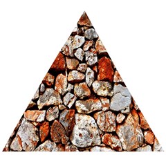 Stone Wall Wall Texture Drywall Stones Rocks Wooden Puzzle Triangle by artworkshop