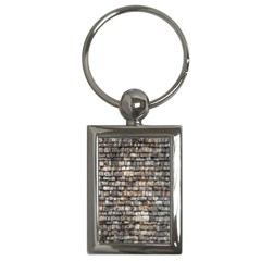 Wall Stone Wall Brick Wall Stoneworks Masonry Key Chain (rectangle) by artworkshop