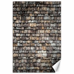 Wall Stone Wall Brick Wall Stoneworks Masonry Canvas 20  X 30  by artworkshop