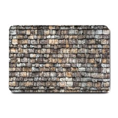 Wall Stone Wall Brick Wall Stoneworks Masonry Small Doormat  by artworkshop