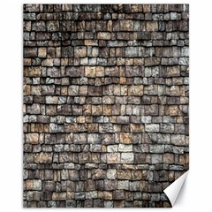 Wall Stone Wall Brick Wall Stoneworks Masonry Canvas 11  X 14  by artworkshop