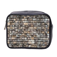 Wall Stone Wall Brick Wall Stoneworks Masonry Mini Toiletries Bag (two Sides) by artworkshop