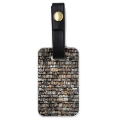 Wall Stone Wall Brick Wall Stoneworks Masonry Luggage Tag (one Side) by artworkshop