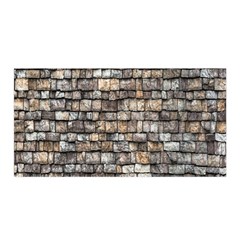 Wall Stone Wall Brick Wall Stoneworks Masonry Satin Wrap 35  X 70  by artworkshop