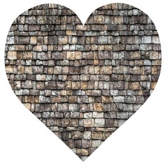 Wall Stone Wall Brick Wall Stoneworks Masonry Wooden Puzzle Heart by artworkshop