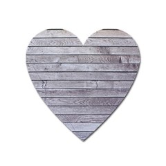 Wood Wooden Wall Wooden Boards Wall Boards Wall Heart Magnet by artworkshop