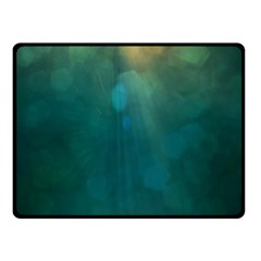 Background Green Fleece Blanket (small) by nate14shop