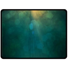 Background Green Double Sided Fleece Blanket (large)  by nate14shop